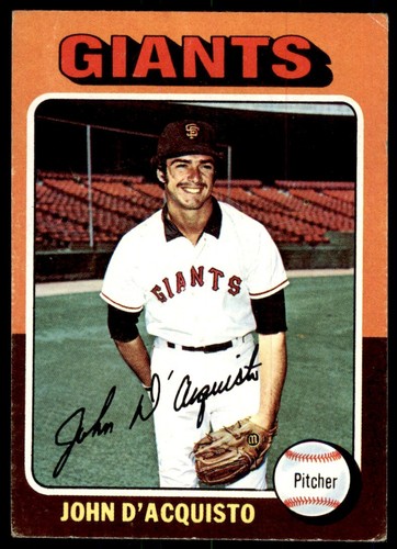 1975 Topps John D'Acquisto Baseball Cards #372 - Picture 1 of 2