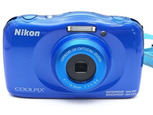 Nikon COOLPIX W100 Blue 13.2MP Waterproof Shockproof Digital Camera from Japan - Picture 8 of 14