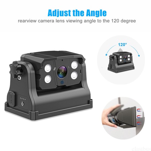 5" wireless 2CH car monitor standby mode portable magnetic reversing camera Rv - Picture 6 of 18