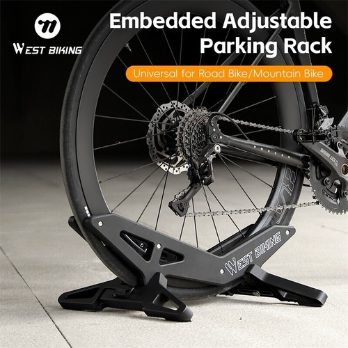 Adjustable Bicycle Parking Stand for 30-80mm Wide Tires Bike Indoor Floor DIY ♡ - Picture 13 of 16