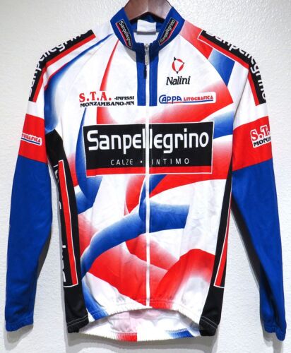 vtg Nalini SANPELLEGRINO TEAM Cycling Jersey SMALL/2 Italy Simone Cadamuro 2001