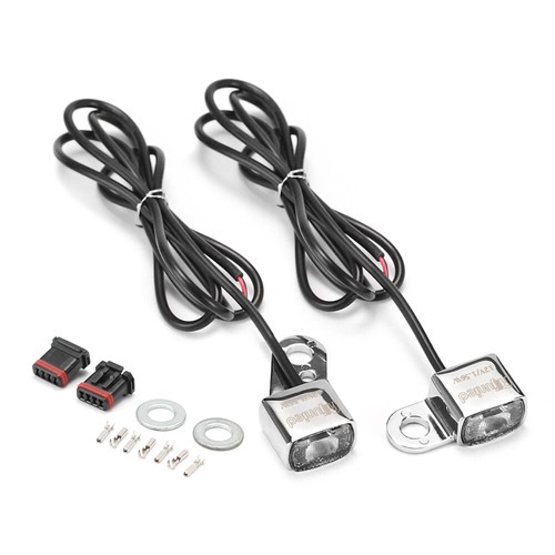 LED Turn Signal Indicator Light For Softail Standard/Street Bob/Slim/Low rider - Foto 13 di 14