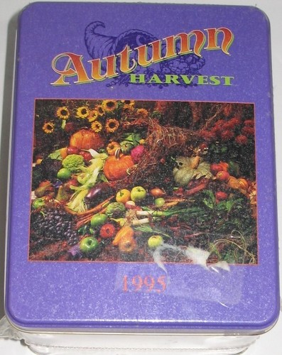 Hallmark 500 Piece Jigsaw Puzzle - “AUTUMN HARVEST” - In Collectible Tin – 1995