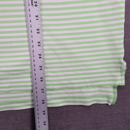 Polo Golf Ralph Lauren Striped Pima Cotton Skull Bulls Bay Logo Polo Shirt L - Picture 10 of 11