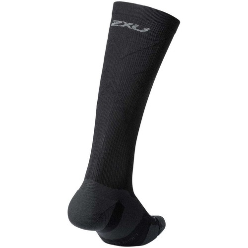 2XU Vectr Light Cushion Compression Socks Black Cushioned Anti Blister Running - Picture 2 of 2