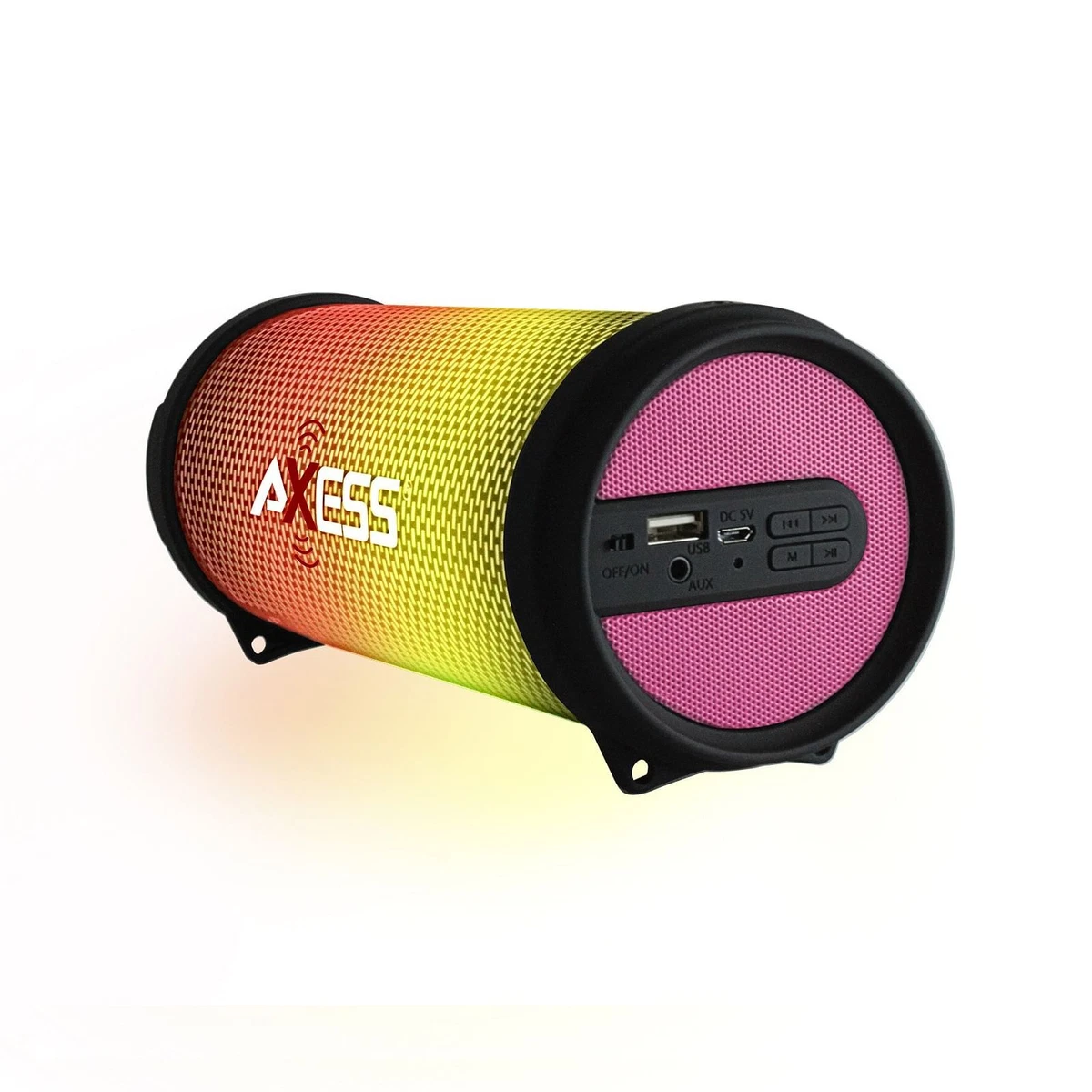 Axess HIFI Bluetooth Media Speaker with Colorful RGB Lights in