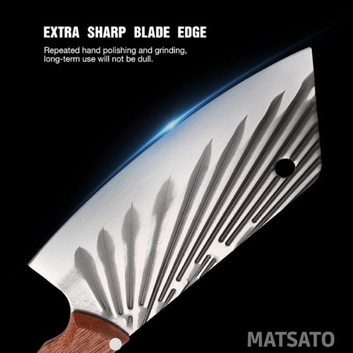 Japanese Chef Knife. Japanese Kitchen Knives for Cutting, Cooking Butcher - Picture 4 of 9