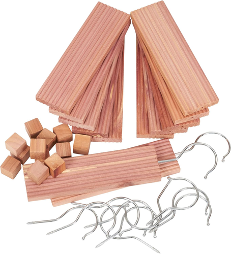 Household Essentials 35780-1 Cedar Hang up Set, Brown - Picture 9 of 12