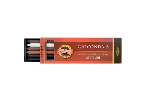 Kupplung Bleistift Graphitblei 5,6 mm Mine anthrazit Kreide KOH-I-NOOR Gioconda - Bild 19 von 22
