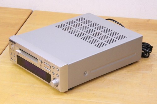 ONKYO Hi-MD Mini Disc Recorder MD-105FX Silver Japan Used - Photo 6/8