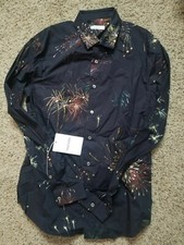 Mens valentino fireworks dress shirt