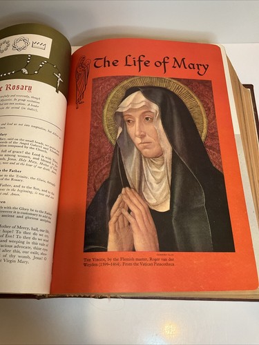 Vintage Unikat, katholische Ausgabe HEILIGE BIBEL 1953 Hardcover über 1500 Seiten - Bild 24 von 24