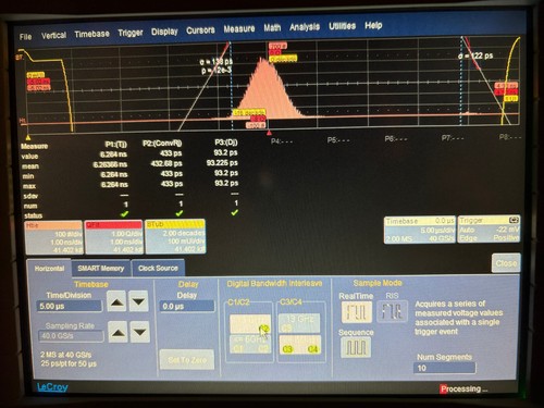 LeCroy Teledyne SDA 13000 Serial Data Analyzer Oscilloscope 13GHz 40GS/s 6M Gar - Picture 8 of 14