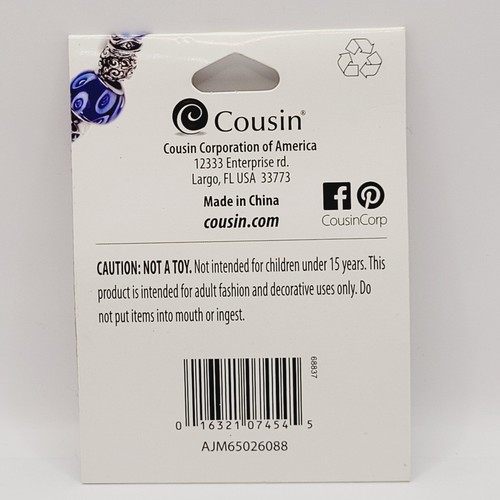 FAITH Round Silver Tone Metal Reversible Bead Charms Mix and Mingle 9 Piece - Picture 5 of 12