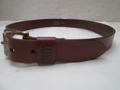 Ceinture En Cuir Vintage Marque Italienne - Occasion Taille 90/100