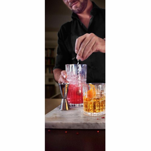 Nachtmann Square Whiskey set da 4 bicchiere da whisky bicchiere da whisky vetro cristallo 345 ml - Foto 5 di 5