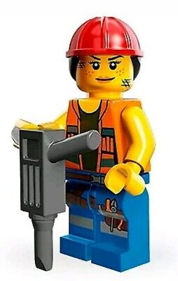 Lego Hard Hat Emmet City Town Construction Worker Minifig Minifigure 71004