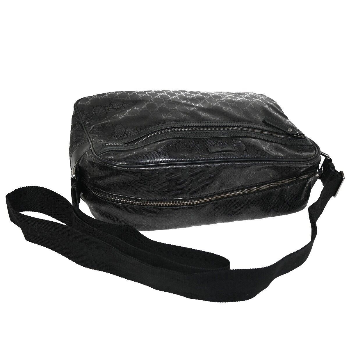 GUCCI Imprime GG Pattern Crossbody Shoulder Bag PVC Leather
