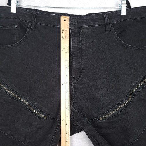 V1969 Italia Shorts Mens 46 Black Denim Stretch Designer Abbigliamento Sportivo - Picture 10 of 21