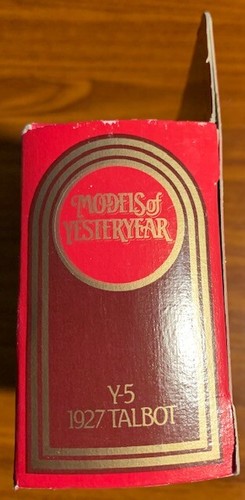 Matchbox Models of Yesteryear #Y-5 1927 Talbot Dunlop Tyres NIB Free Shipping - Picture 3 of 4