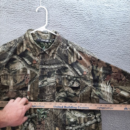 Mossy Oak Shirt Adult Large Camouflage Breakup Infinity Camo Outdoors Hunting - Picture 3 of 8