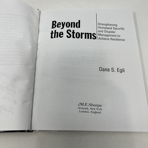 Signed  Beyond the Storms: Strengthening Homeland Security and Disaster Mgmnt - Bild 3 von 24