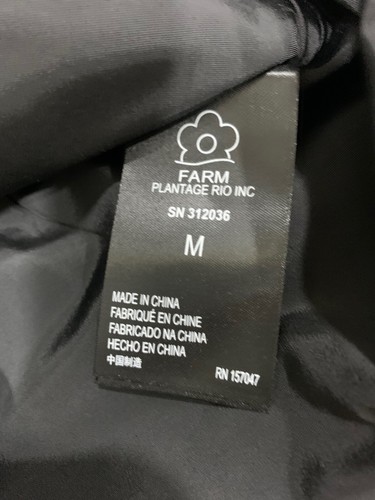 FARM RIO BLACK TAFETA WRAP BOW SATIN MINI SKIRT SIZE M $145 - Picture 17 of 17