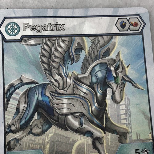 Bakugan Battle Brawlers Pegatrix White Haos Patterned Armored Alliance B400 - Picture 2 of 6
