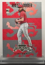 2025 Panini Crusade Baseball Base Gold #132 Rhett Lowder RC Cincinnati Reds