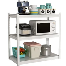 Garage Shelving Adjustable 3 Tier Heavy Duty Metal Storage Shelves Adjustable...