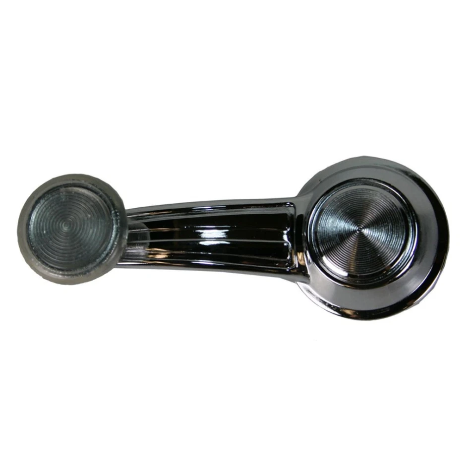 Window Crank Handles Chrome & Clear Pair Set for Fleetwood Impala Electra - Image 2 of 3