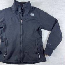 The North Face Womens Black Full Zip Softshell Jacket Size Medium
