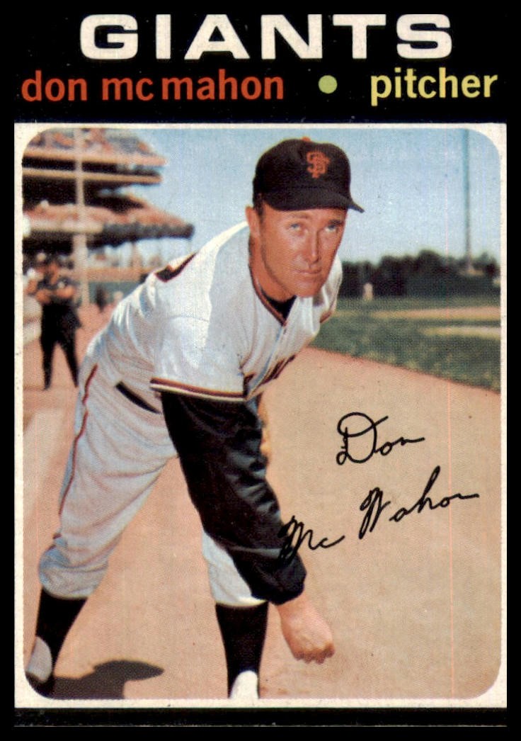 1971 Topps Set Break Don McMahon #354 NrMint Combine Shipping