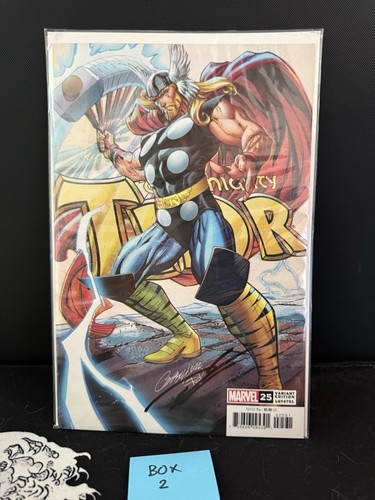 Thor #25 J. Scott Campbell Variant Marvel Comics 2022 Cates Signed!