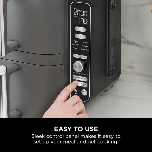 Ninja Double Stack XL Air Fryer - Refurbished [SL400UK] Dual Zone, 9.5L - Picture 6 of 16