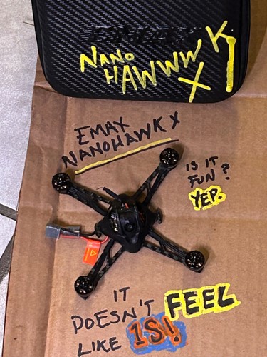 Emax Nanohawk X, Used, Untested - Picture 2 of 9