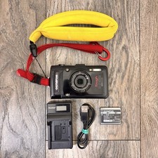 Olympus Tough TG-2 Waterproof Digital Camera w/ Charger, Straps - TESTED WORKING
