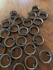 40 Restoration Hardware Estate Drapery Loop Rings Large Bronze 2" curtain — photo 4