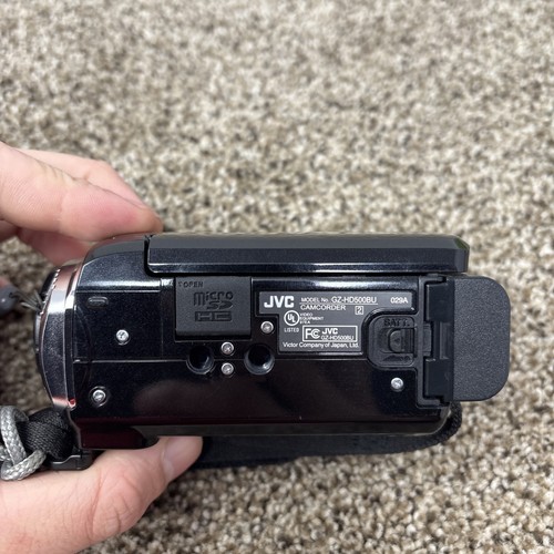 JVC Everio HD GZ HD500BU HDD Camcorder 2.7" LCD Screen 80 GB 200x Zoom WORKING - Picture 8 of 18