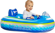 Motorized Baby Pool Float with Remote Safe Toddler Inflatable Boat Ages 1 4