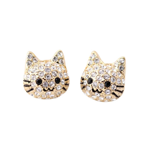 Lindos Pendientes Niña Gato Exquisitos Para Mujer Moda Accesorios Fiesta - Imagen 5 de 39