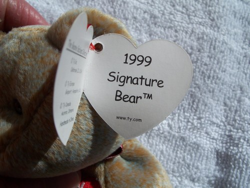 Ty 1999 Signature Beanie Baby - Stored Since New In Dark Place - Bild 14 von 17