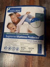 Healthy Sleep Full Size Mattress Protector Brand New