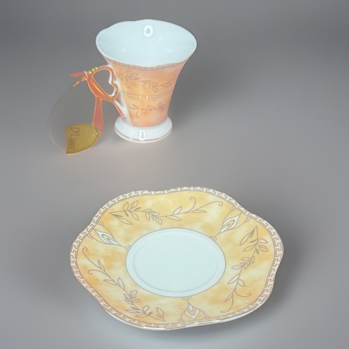 D’Lusso Gold Design 12 Piece Home Collection Demitasse Espresso Set New in Box - Picture 5 of 6