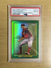 2020 Topps Update Series - Turkey Red Chrome 2020 Trevor Bauer #TRC-39 Green /10