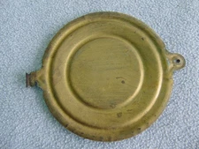 ANTIQUE MANTLE SHELF CLOCK METAL BACK DOOR  PARTS