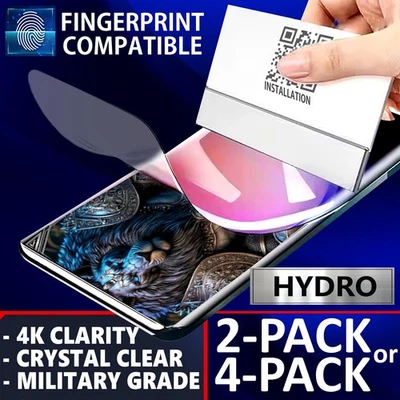 For Xiaomi Redmi Note 12 Crystal Clear HD Hydrogel Screen Protector Film Cover