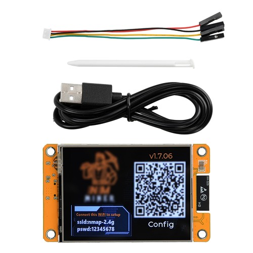 Scheda di sviluppo ESP32 2,8" 1000 KH/s per NMMiner NerdMiner Hashrate modalità solo lotteria - Foto 12 di 13