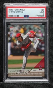 2018 Topps Now /5920 Shohei Ohtani #23 PSA 9 MINT Rookie RC