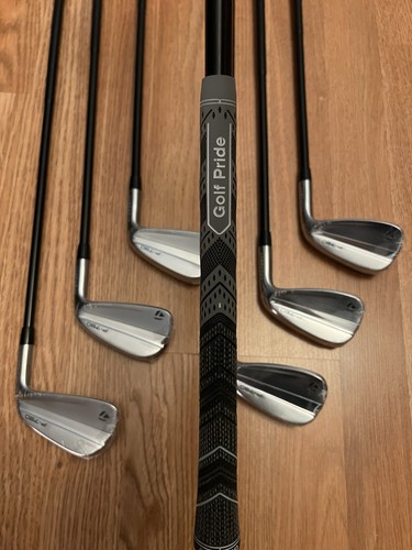 Taylormade 2024 P790 Irons 4-PW Chrome Dynamic Gold 105g S300 Black Shaft Mcc - Picture 4 of 7